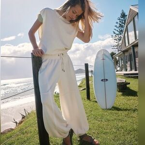 FP Movement By Free People Throw And Go Onesie Jumpsuit Sea Salt